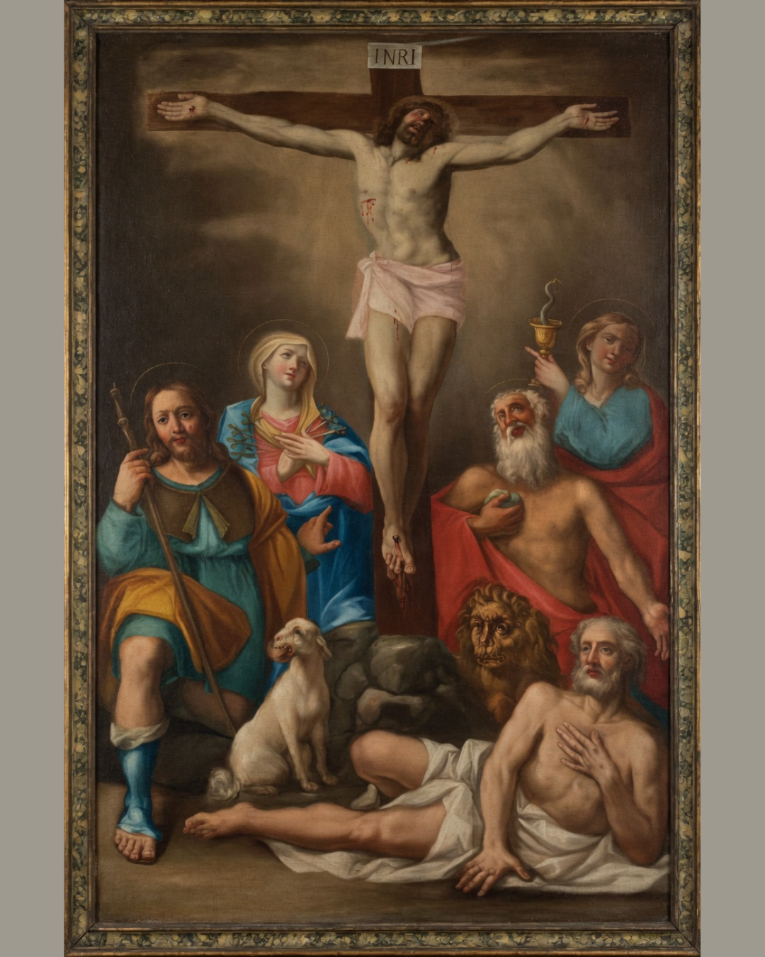 crocifisso e santi